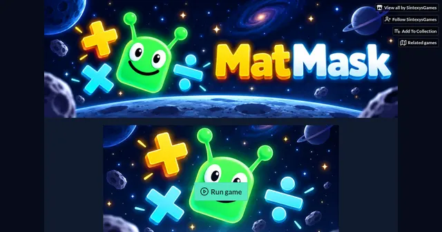 Screenshot of MatMask - Space Math Adventure