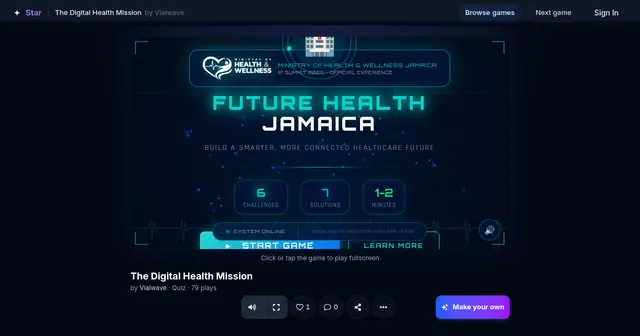Screenshot of The Digital Health Mission
